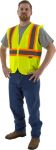 Picture of Majestic 75-3217 Hi-Viz Mesh Vest with DOT Striping, ANSI 2