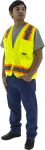 Picture of Majestic 75-3223 Hi-Viz Surveyors Vest w DOT Striping, ANSI 2