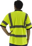 Picture of Majestic 75-5311 Hi-Viz Short Sleeve Polo Shirt, ANSI 3