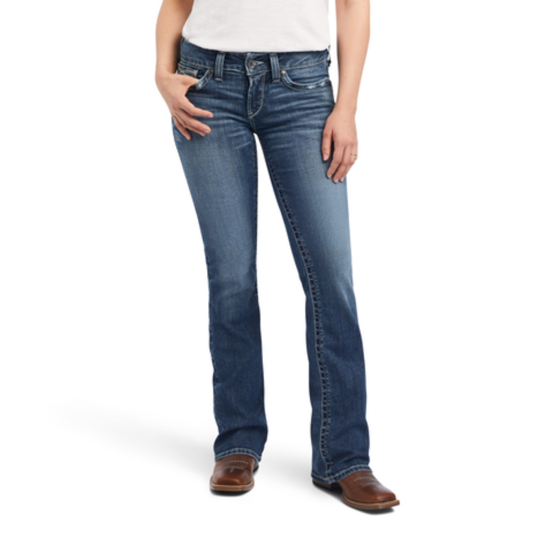 Picture of Ariat 10041061 R.E.A.L MR  RAQUEL BOOT JEAN CANADIAN