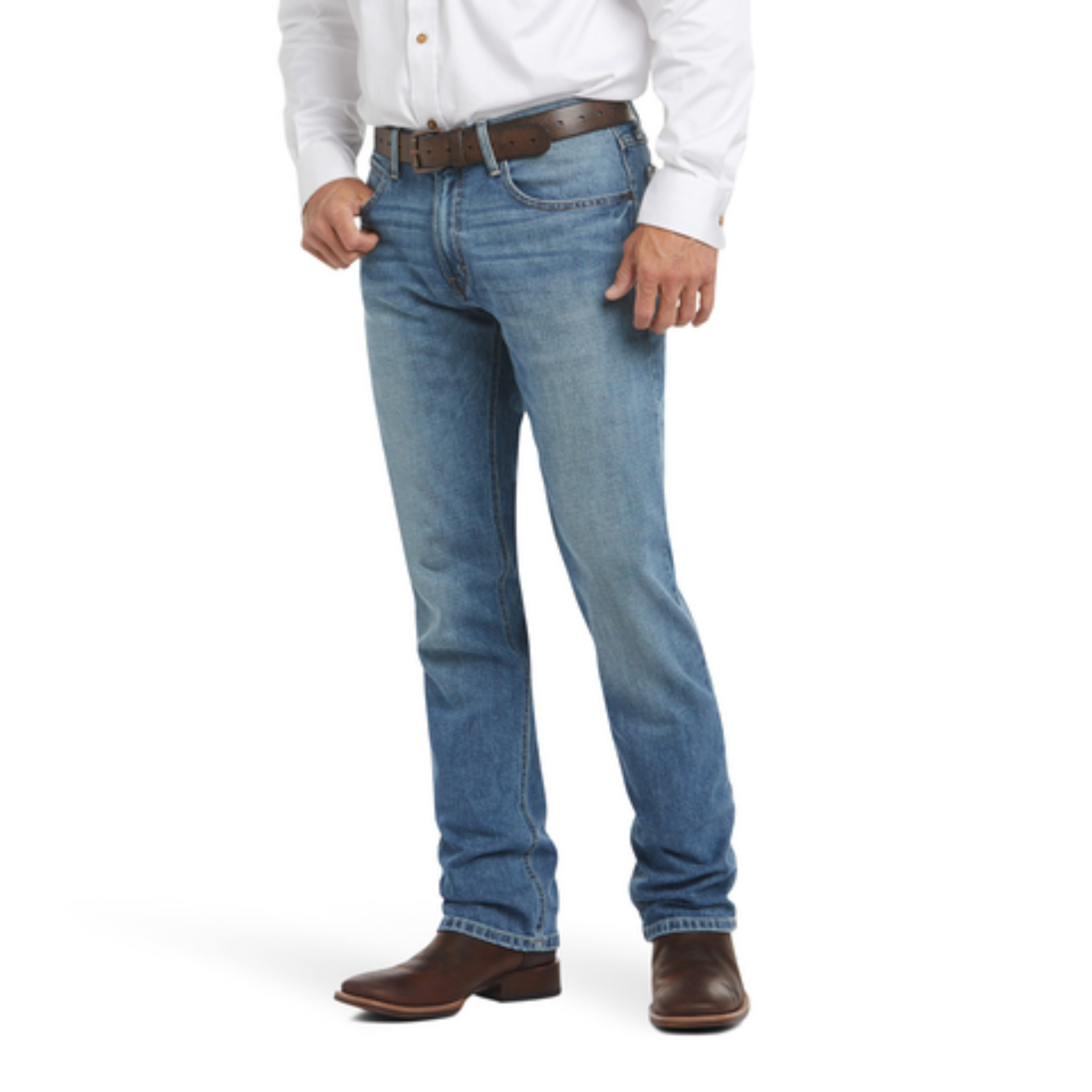 Picture of Ariat 10029009 M4 STR LEGACY STKBL STRAIGHT JEAN SAWYER