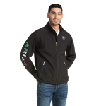 Picture of Ariat 10031424 NEW TEAM SOFTSHELL MEXICO JKT