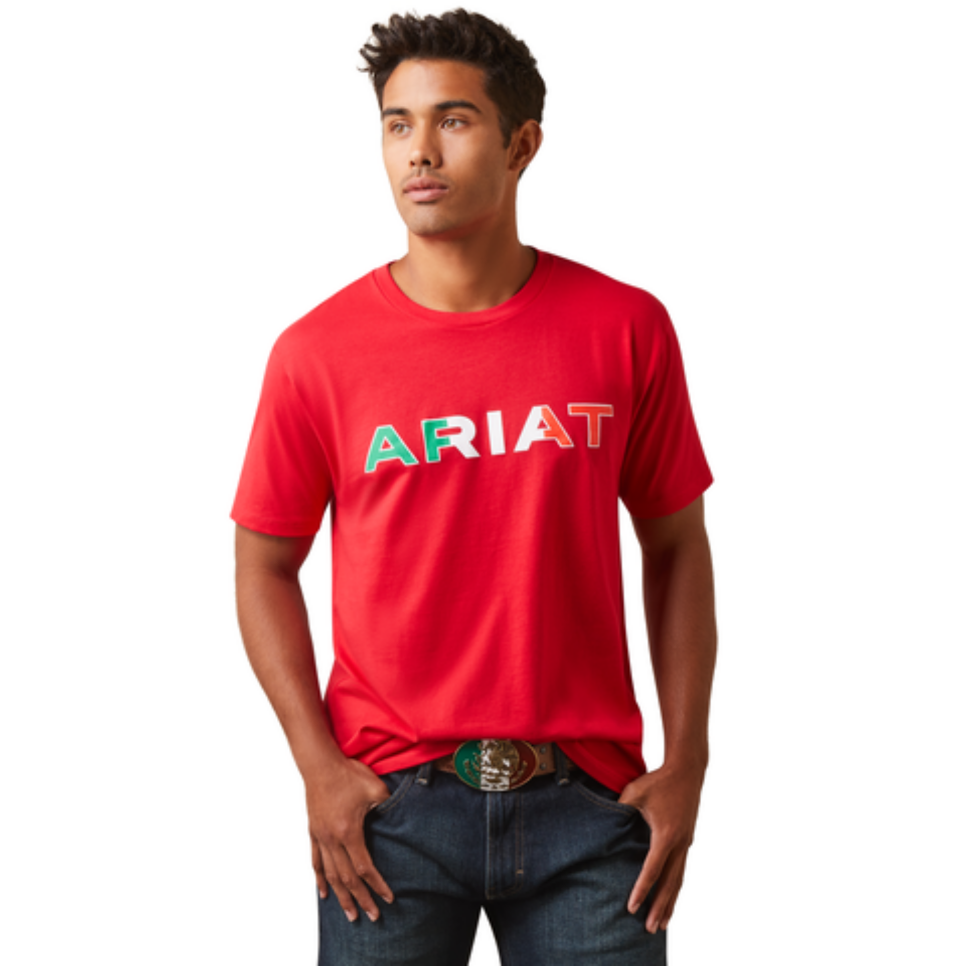 Picture of Ariat 10043068 ARIAT VIVA MEXICO INDEPENDENT SMU SS T-SHRT