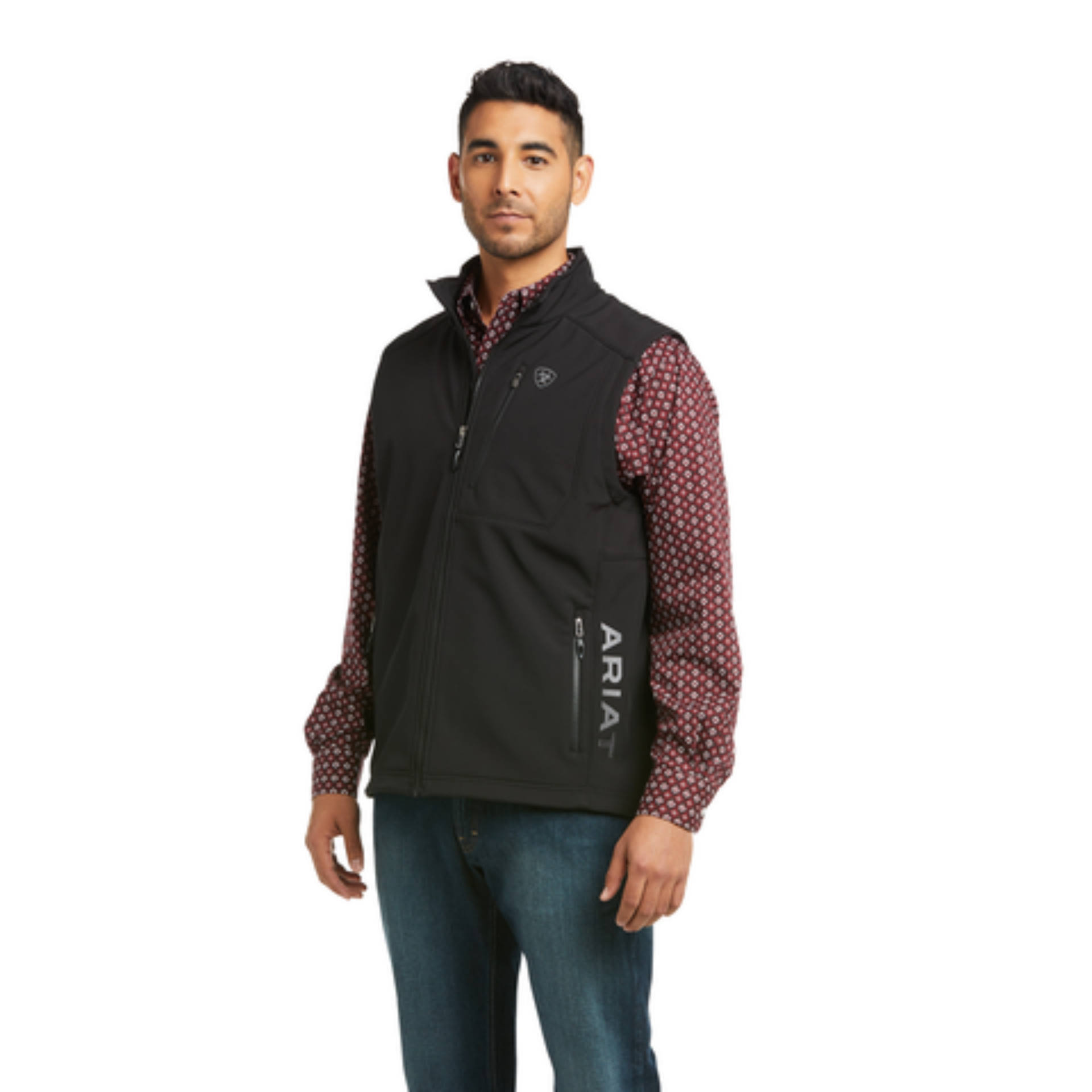 Picture of Ariat 10037559 LOGO 2.0 PATRIOT SOFTSHELL  VEST