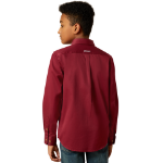 Picture of Ariat 10030163 TEAM LOGO TWILL CLSSC LS SHRT