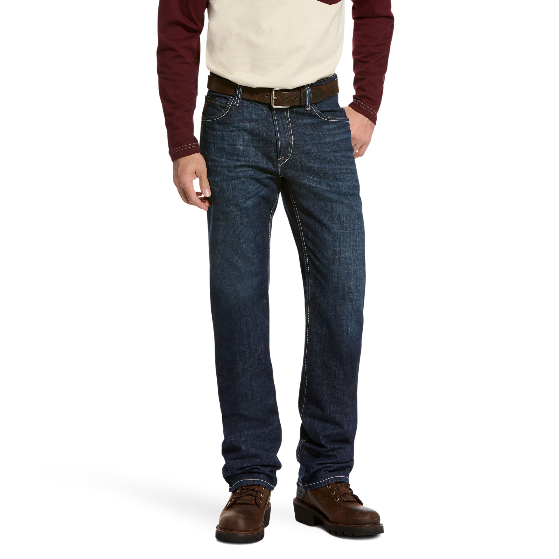 Picture of Ariat 10027729 FR M4 DURASTR LINEUP STKBL STRAIGHT JEAN