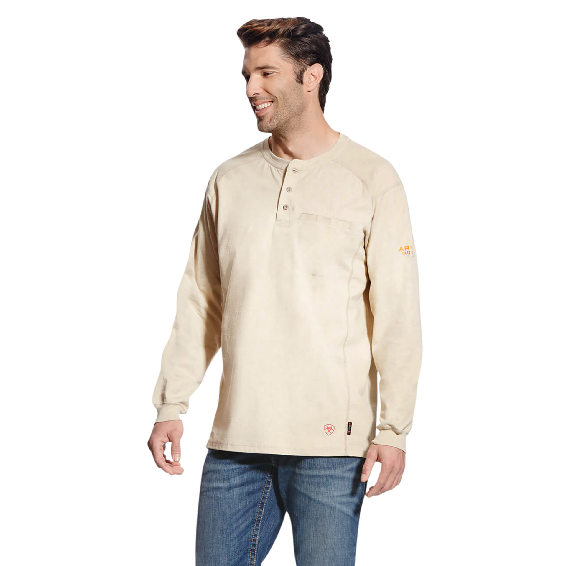 Picture of Ariat 10022598 FR AIR HENLEY LS TOP