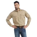 Picture of Ariat 10012251 FR SOLID LS WRK SHRT