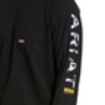 Picture of Ariat 10027903 REBAR COTTON STRONG GRAPHIC LS T-SHRT