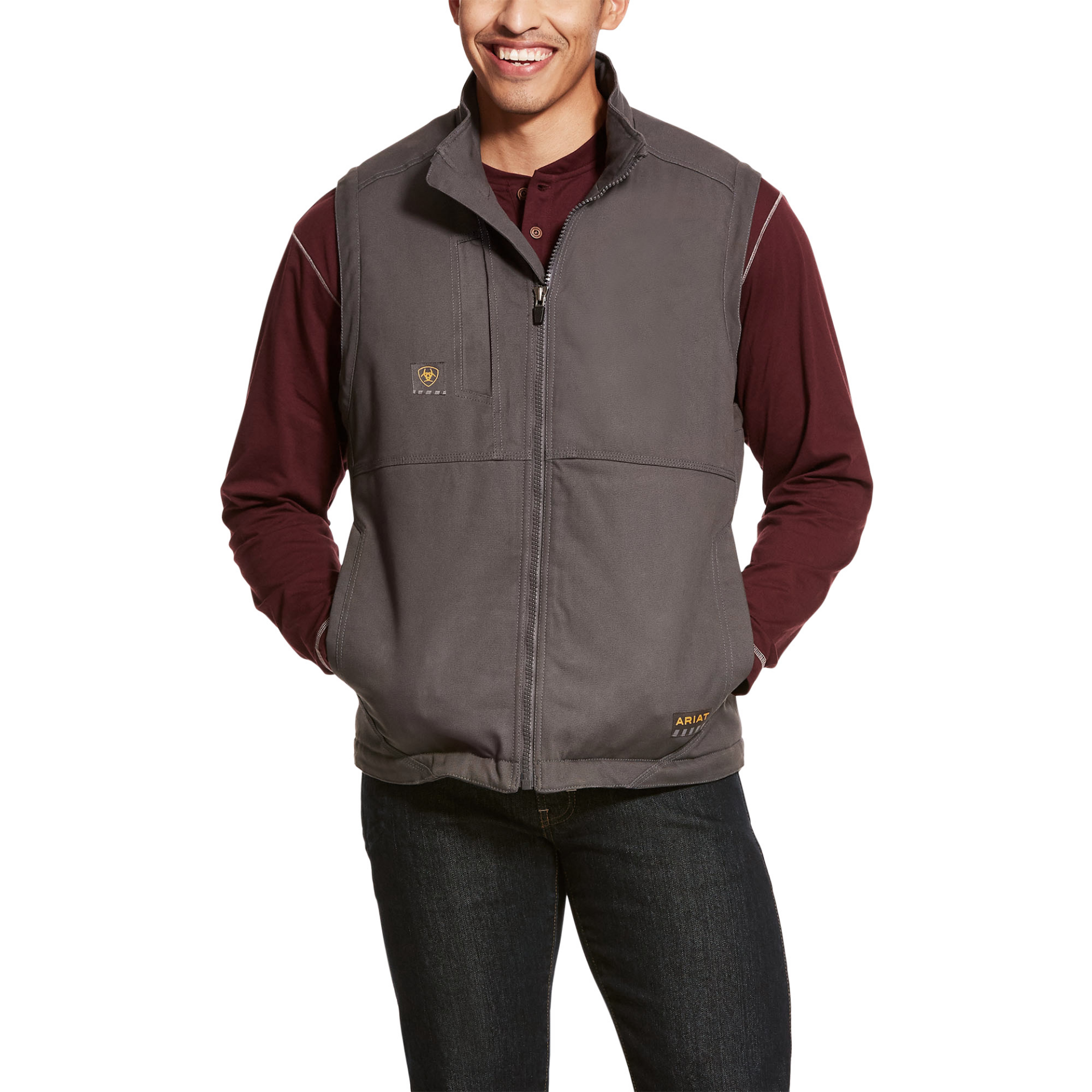 Picture of Ariat 10023934 REBAR DURACANVAS VEST