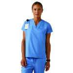Picture of Ariat 10039723 ELIZA TWO POCKET FASHION STR SS SCRUB TOP