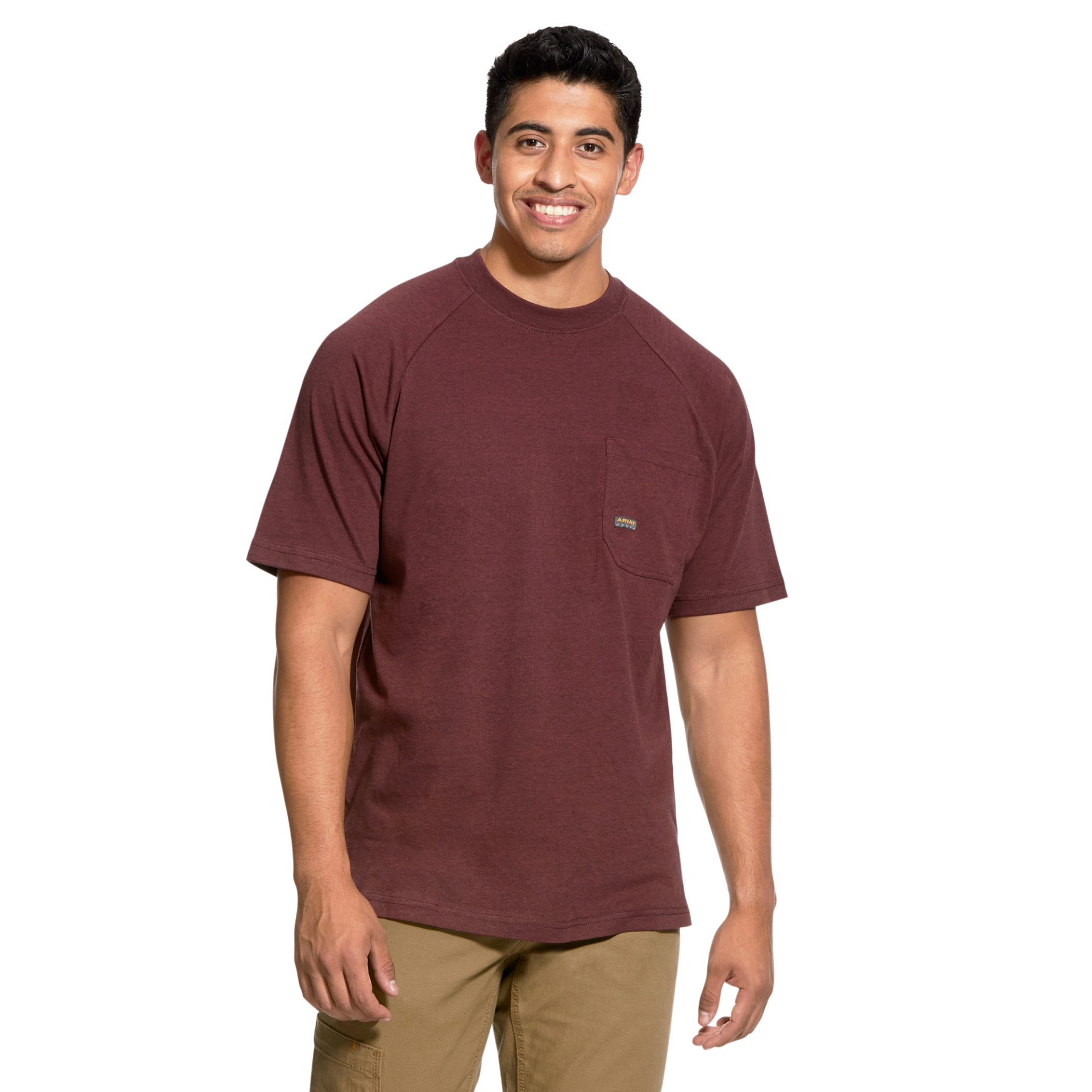 Picture of Ariat 10031017 REBAR COTTON STRONG SS T-SHRT