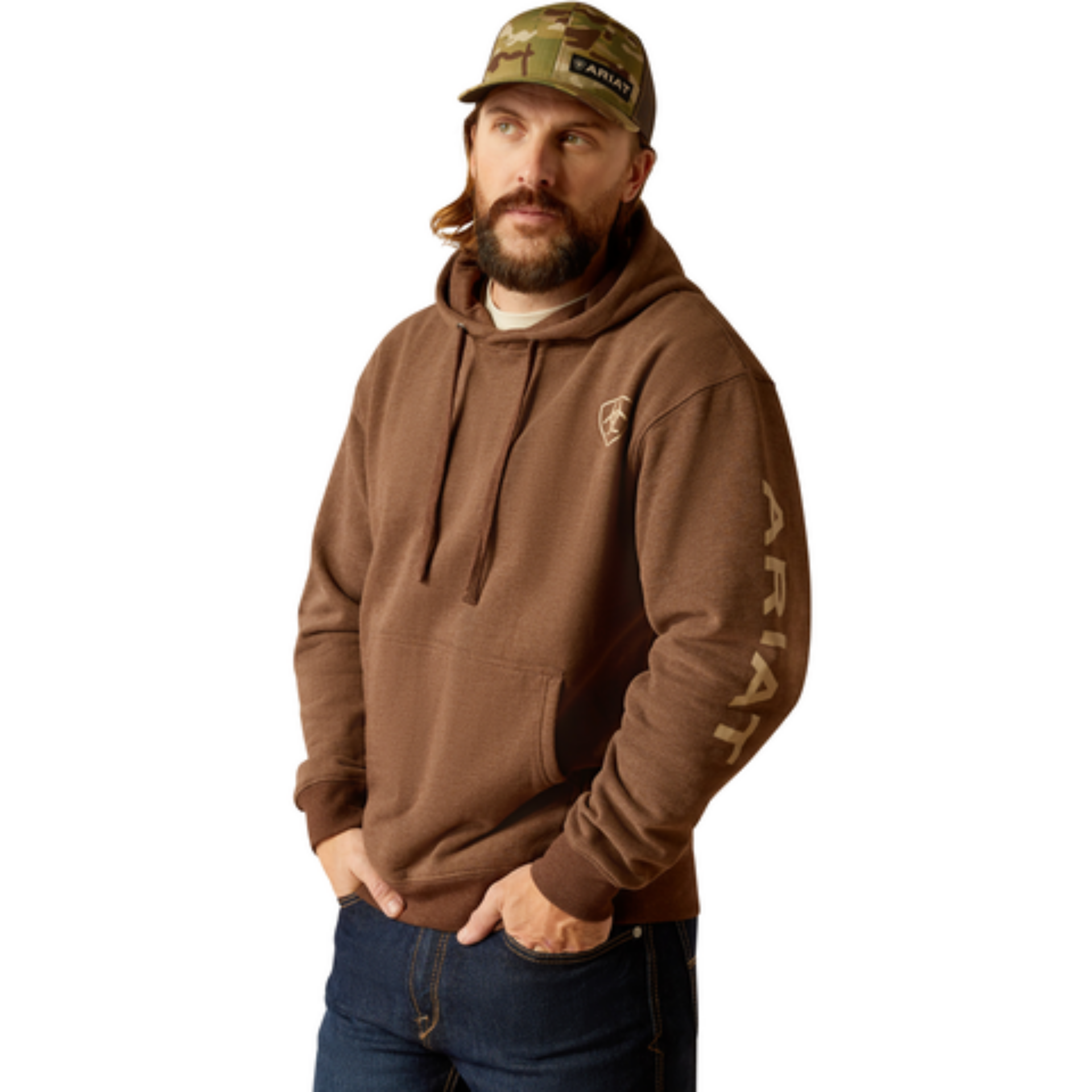 Picture of Ariat 10052769 ARIAT LOGO HOOD