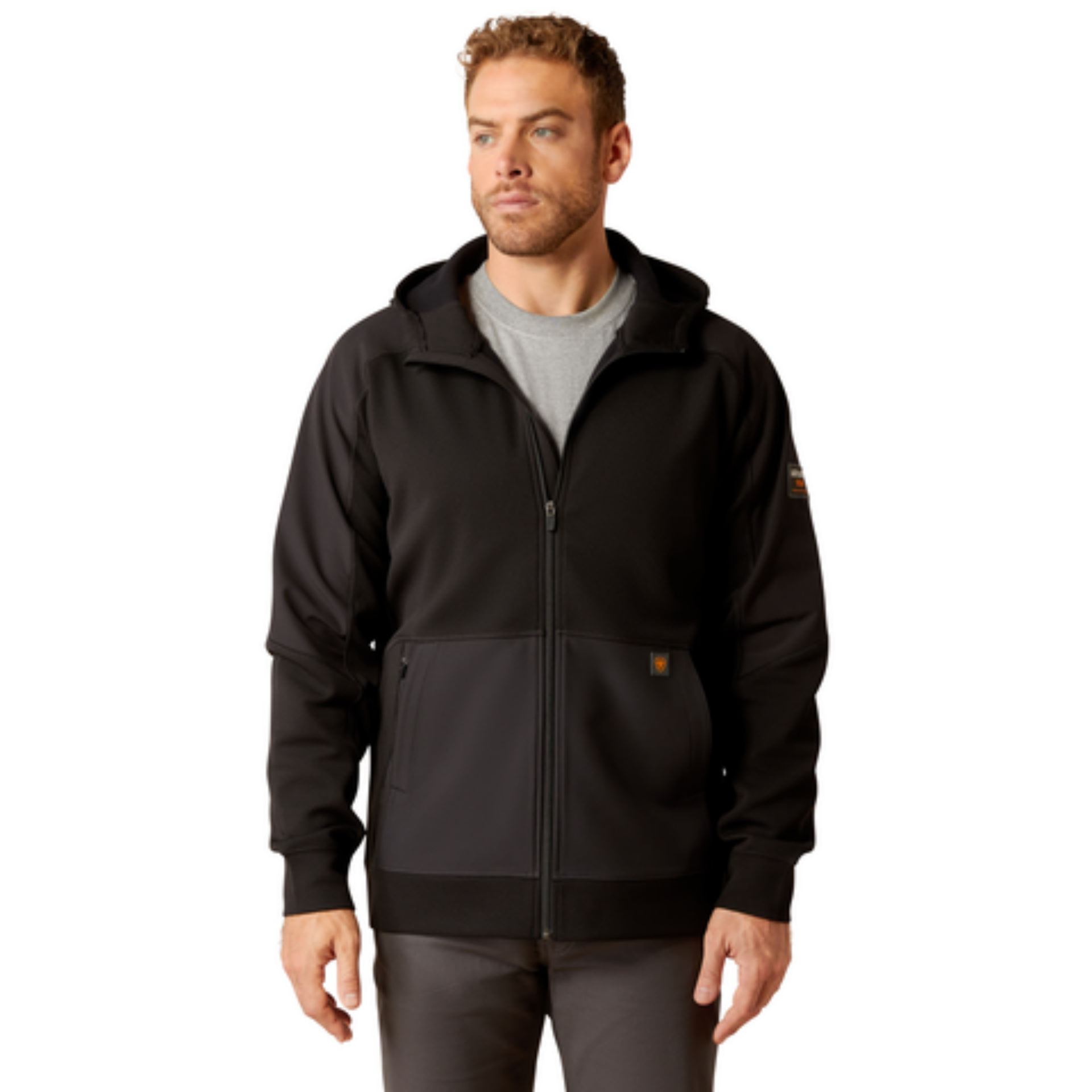 Picture of Ariat 10046405 REBAR WORKTEK REINFORCED FULL ZIP HOOD