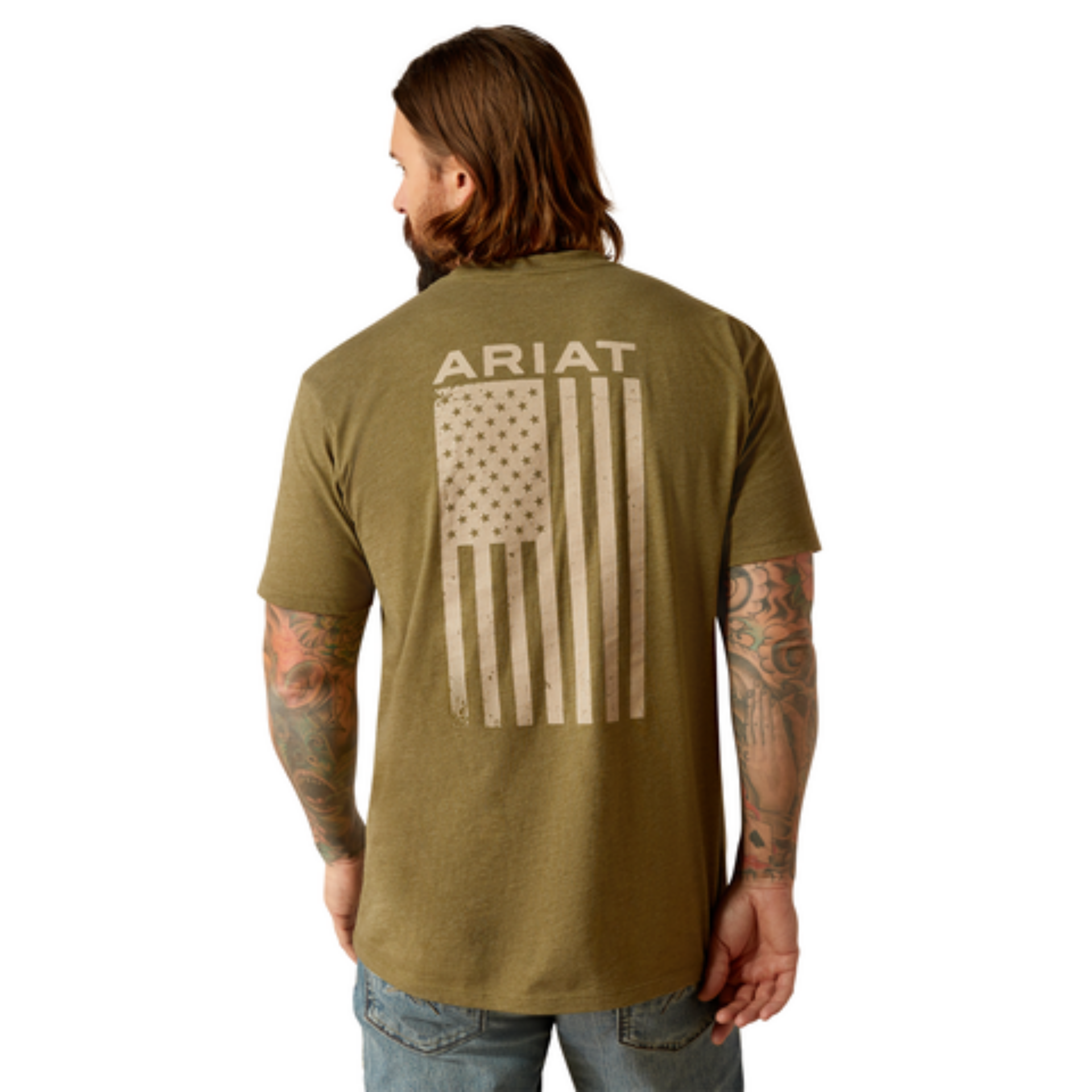 Picture of Ariat 10054176 ARIAT FREEDOM SS TSHRT