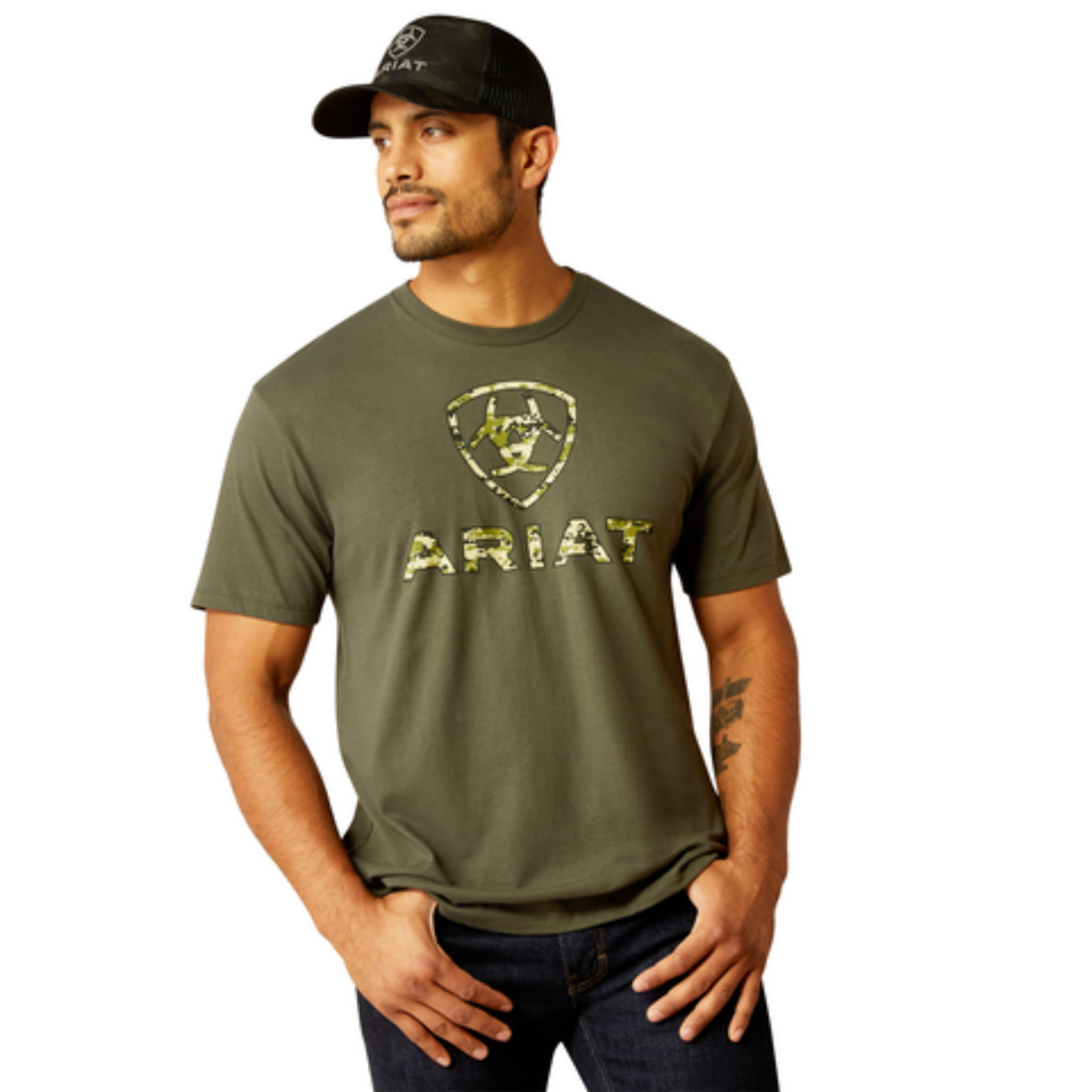 Picture of Ariat 10054177 LIBERTY USA DIGI CAMO SS TSHRT