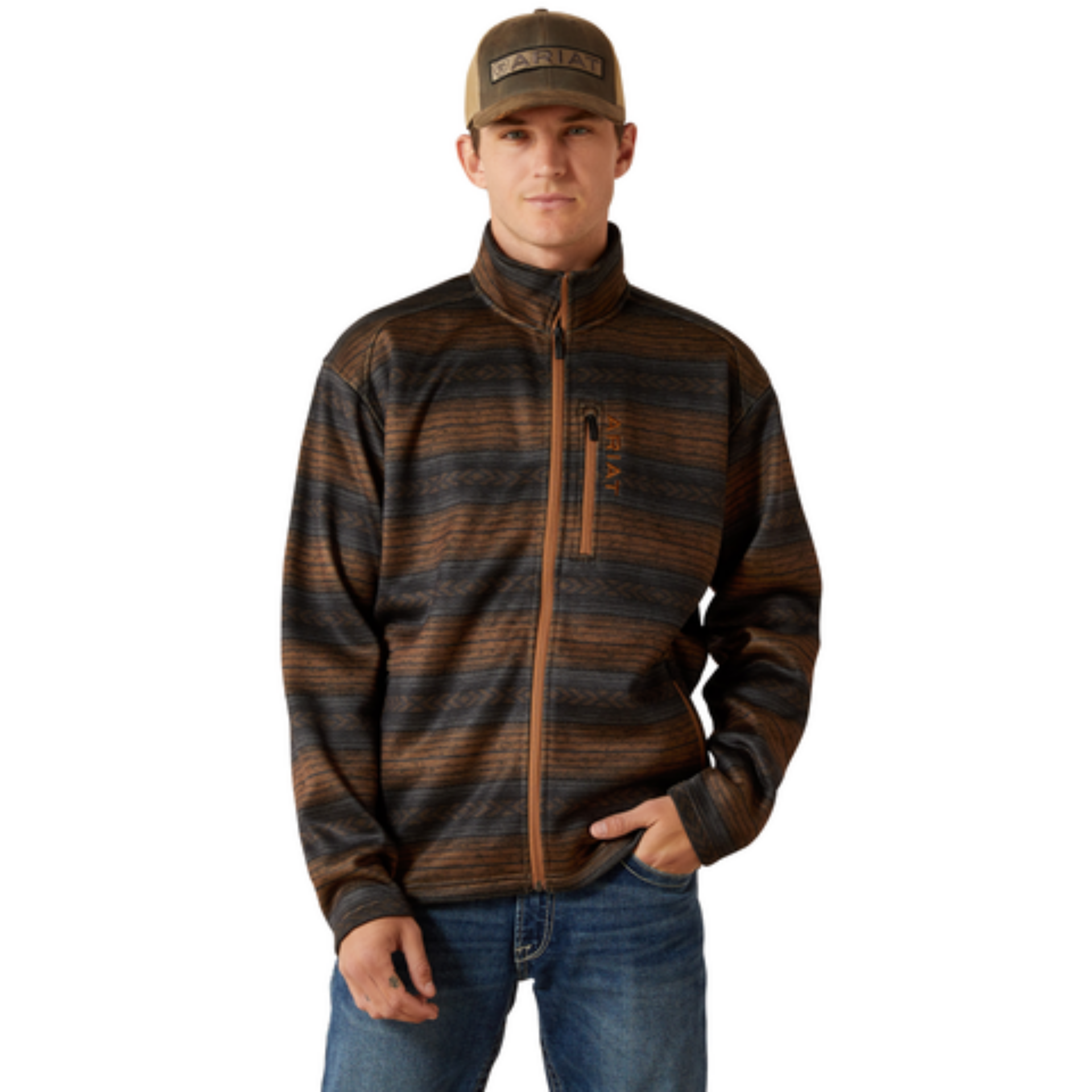 Picture of Ariat 10062605 Caldwell Full Zip Sweater
