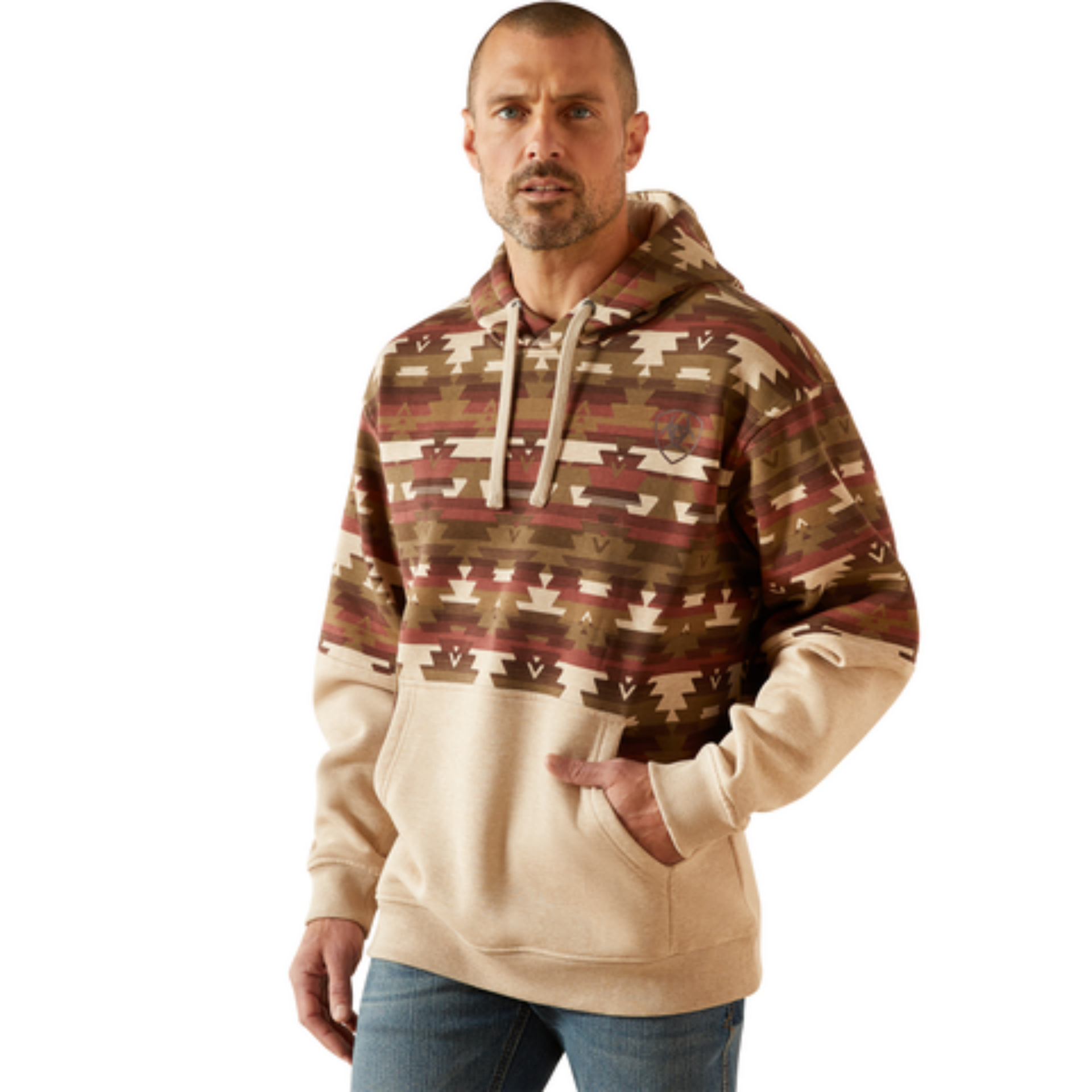 Picture of Ariat 10062906 Color Block Hoodie
