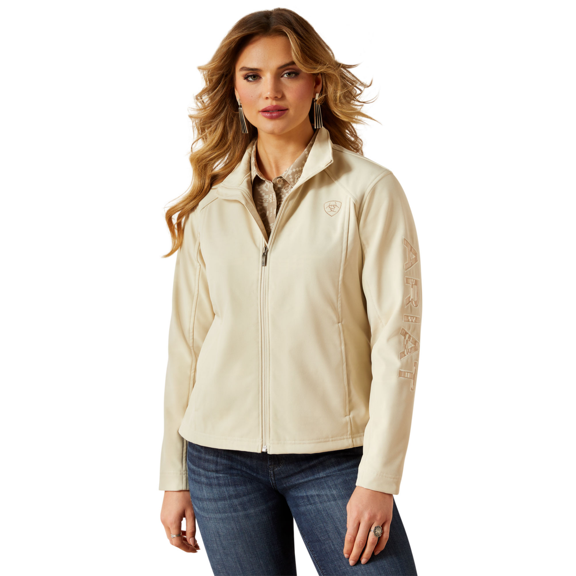 Picture of Ariat 10062306 Ariat Logo Softshell Jacket