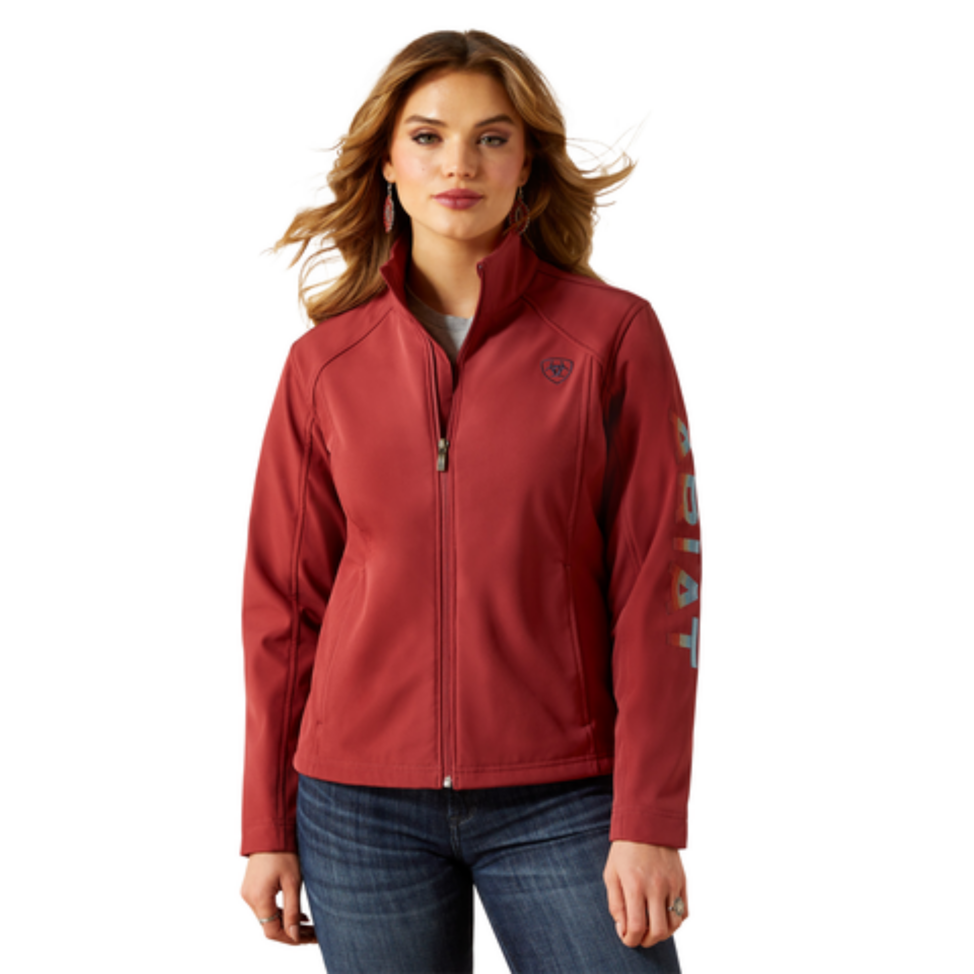 Picture of Ariat 10062307 Ariat Logo Softshell Jacket