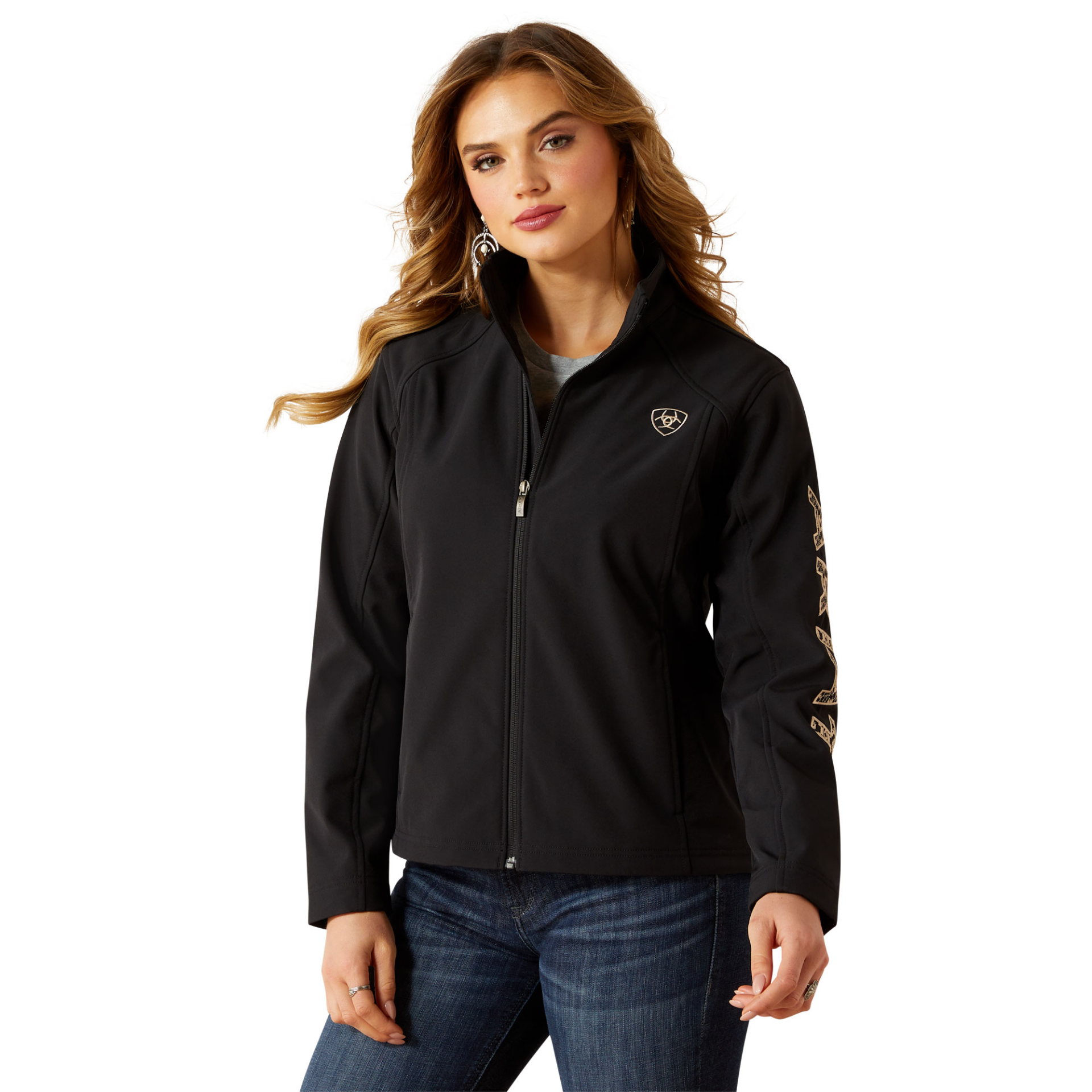 Picture of Ariat 10062308 Ariat Logo Softshell Jacket