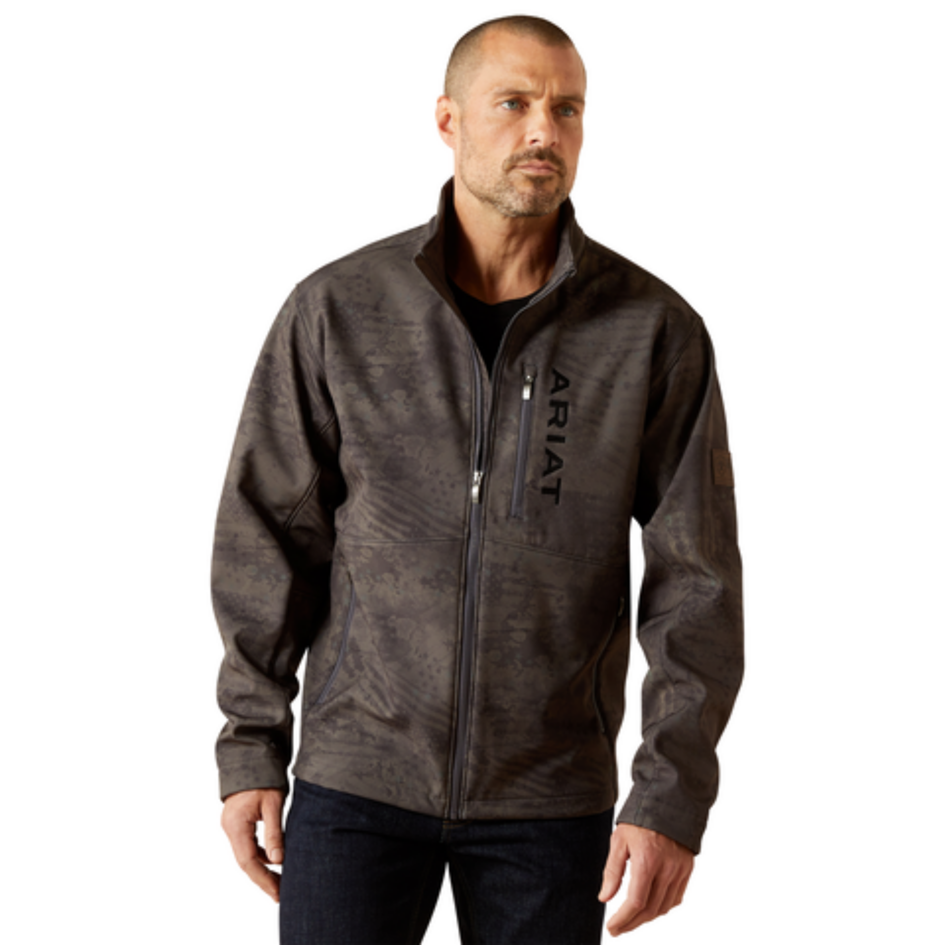 Picture of Ariat 10062592 Patriot Flag Softshell Jacket