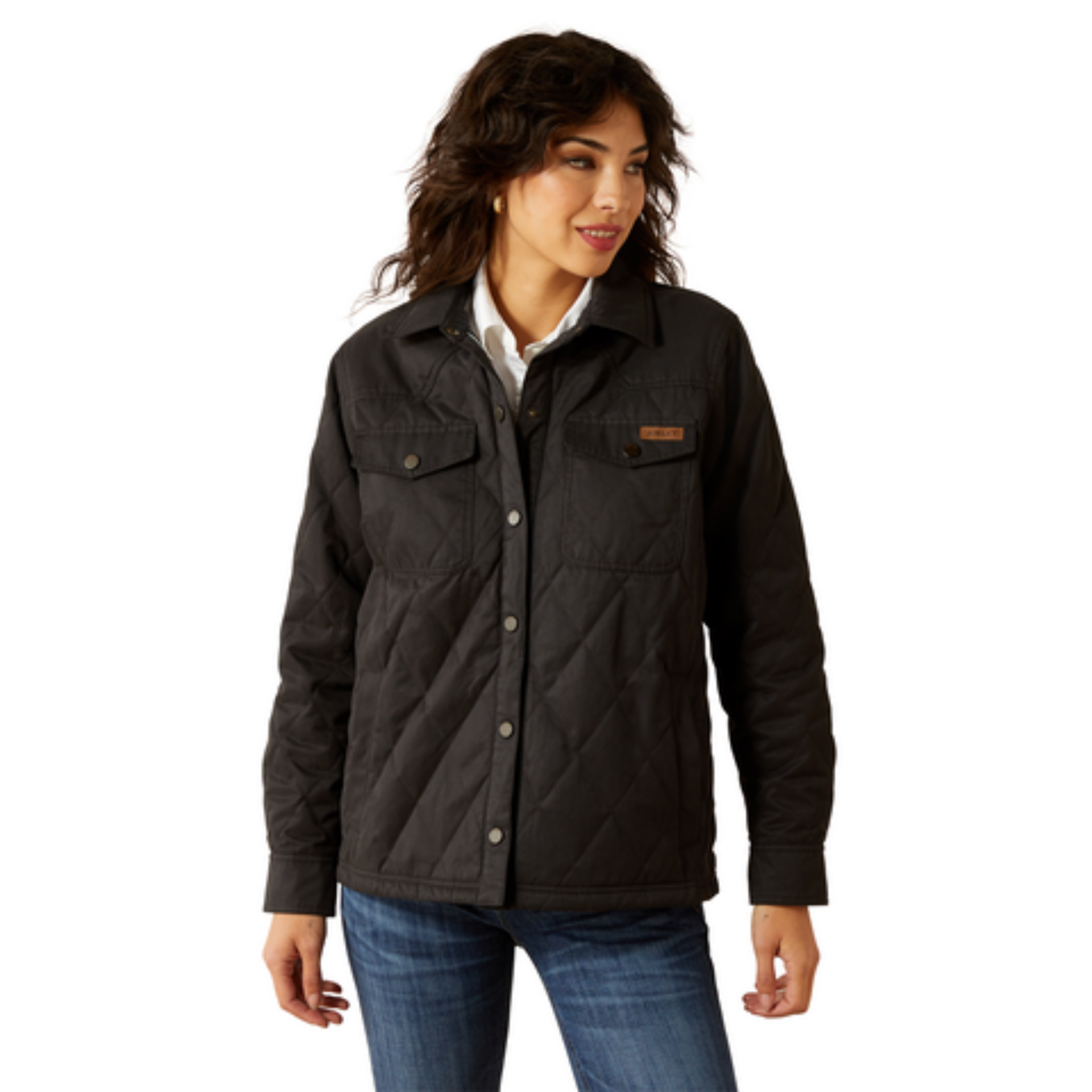 Picture of Ariat 10062812 Grizzly Quilted Barn Jacket