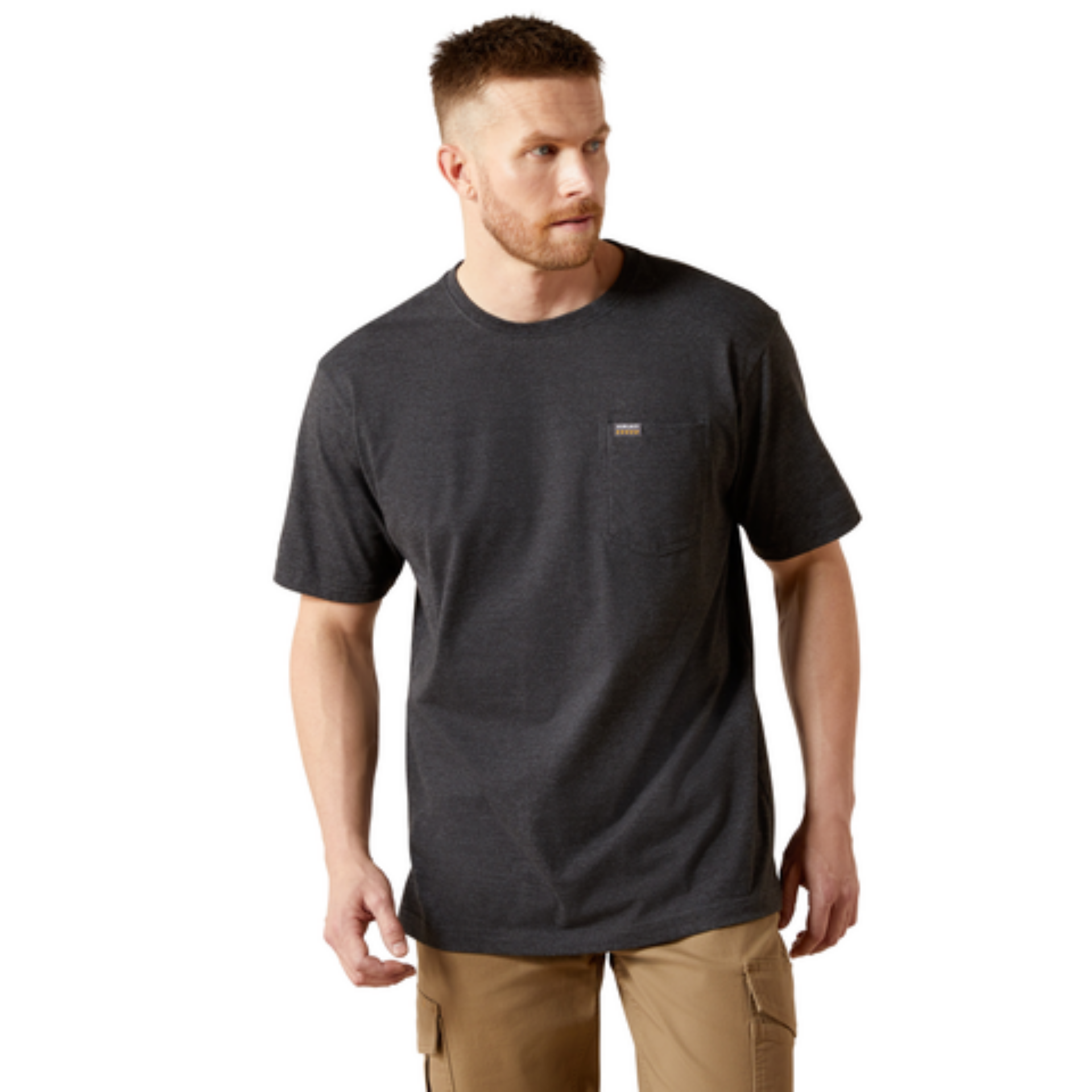 Picture of Ariat 10054515 Rebar Cotton Strong Standard Pocket T-Shirt