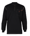 Picture of Forge FR MFRCSHNLY-01 MEN'S FR CONTRAST STITCH HENLEY