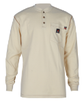 Picture of Forge FR MFRCSHNLY-01 MEN'S FR CONTRAST STITCH HENLEY