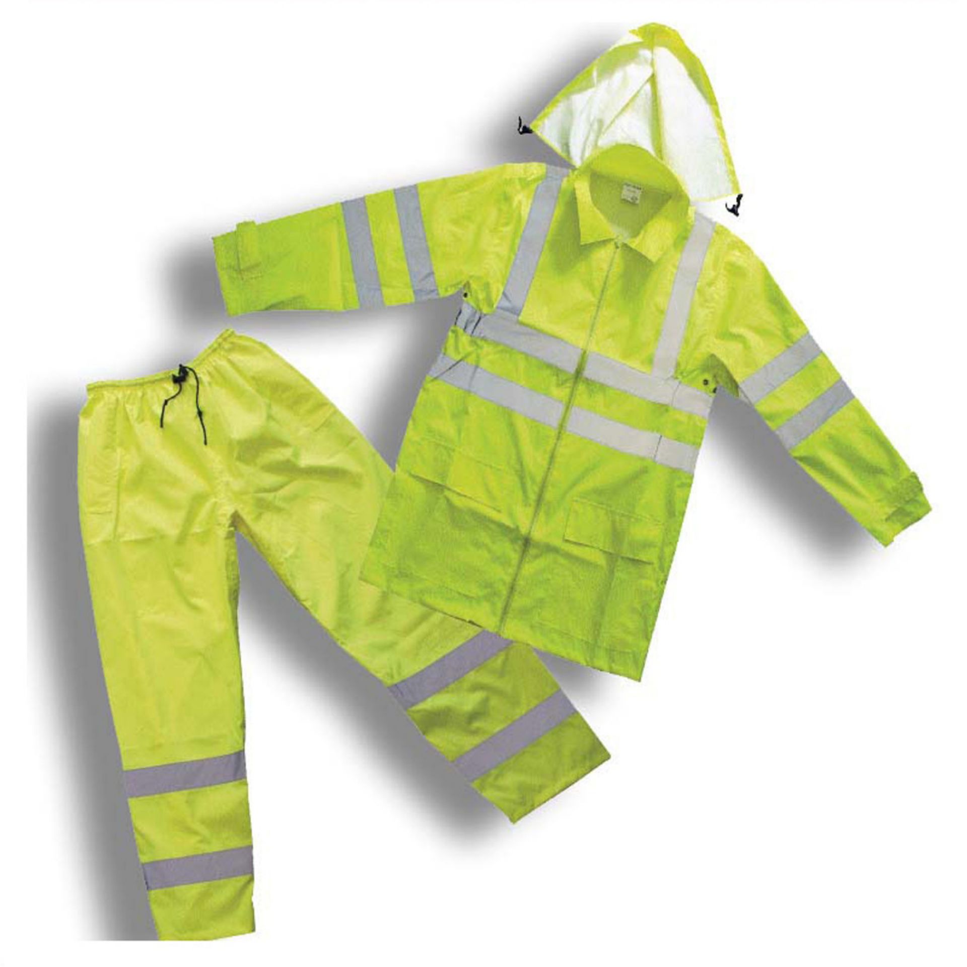 Picture of Forester 7252G CLASS 3 RAIN SUIT, ALL YELLOW