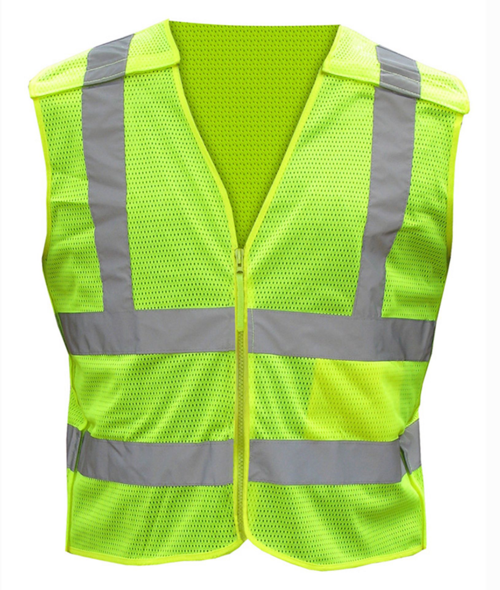 Picture of Forester VEST4 GREEN OR ORANGE 5 POINT CLASS 2 ZIPPER FRONT MESH VEST