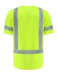Picture of Safety Brite SB-C3SSBBSEG Class 3 Short Sleeve HI VIS Black Bottom Segmented T-Shirt