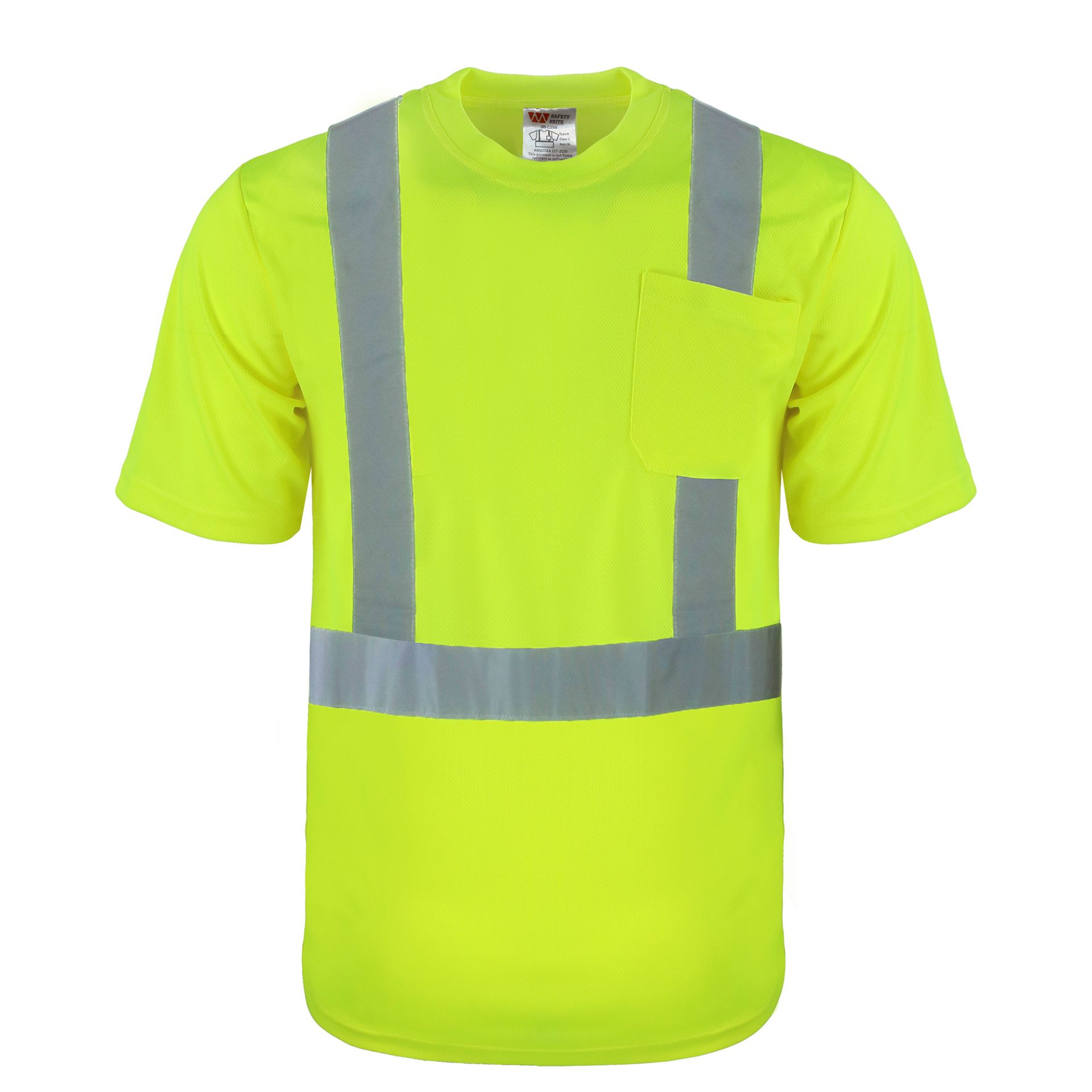 Picture of Safety Brite SB-C2SS Class 2 Short Sleeve HI VIS T-Shirt