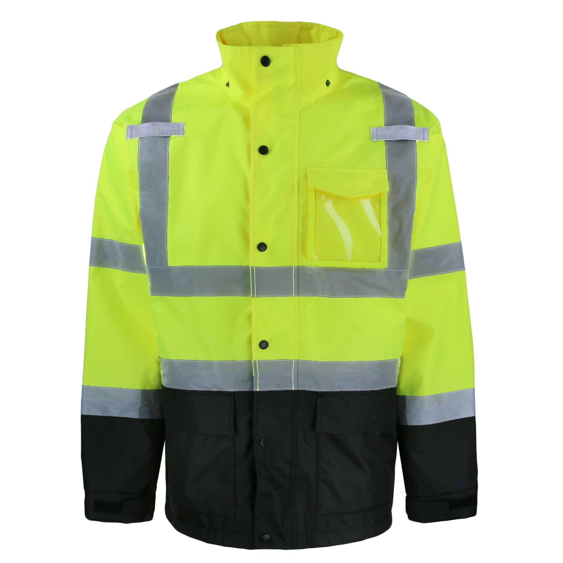 Picture of Safety Brite SB-C3RJ51Z Class 3 Hi Vis Rain Jacket