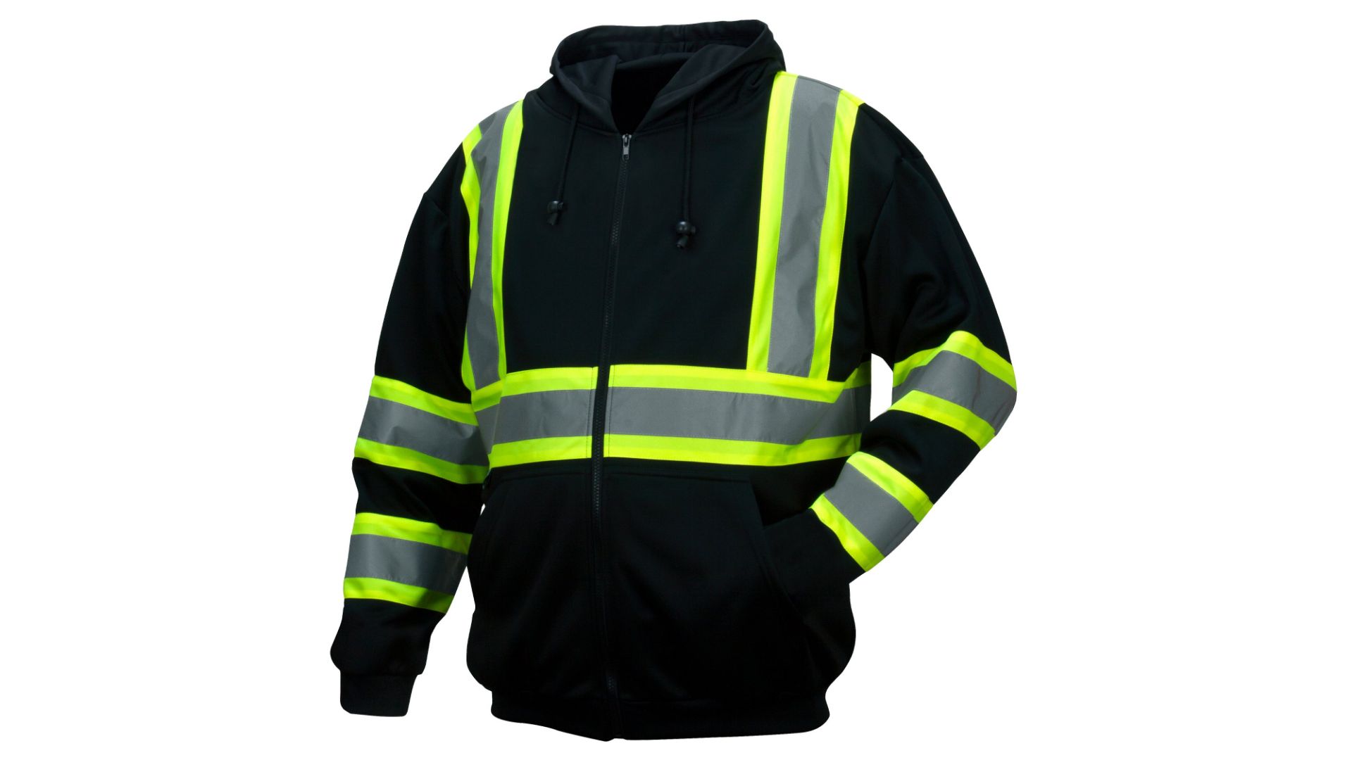Picture of Pyramex RSZH34 Type O - Class 1 Enhanced-Vis Premium Full Zip Sweatshirt