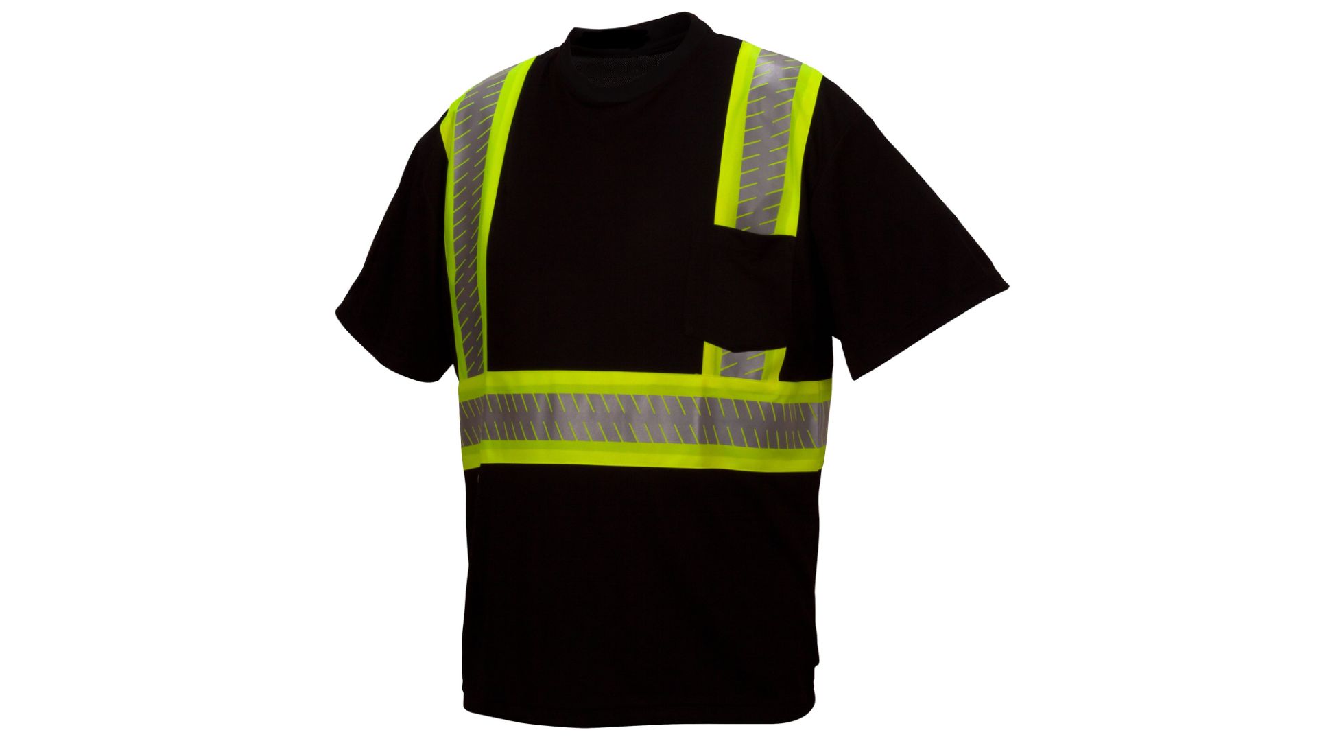 Picture of Pyramex RTS23 Type O - Class 1 Enhanced-Vis T-Shirt with Broken Heat Sealed Tape
