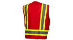 Picture of Pyramex RVZ24CP Clear Pocket Hi-Vis Safety Vest
