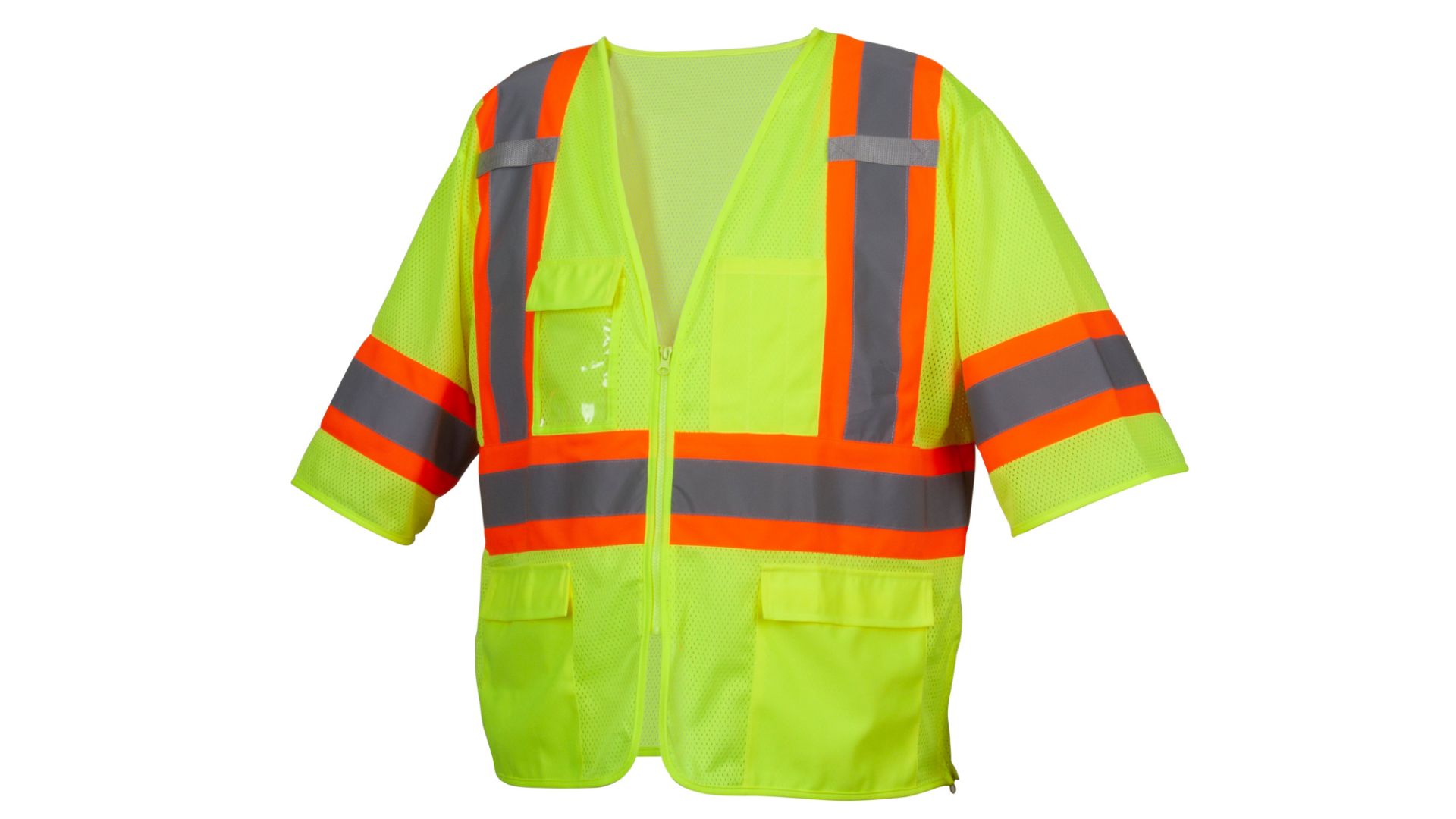 Picture of Pyramex RVZ36 Type R - Class 3 Hi-Vis  Surveyor Mesh Safety Vest