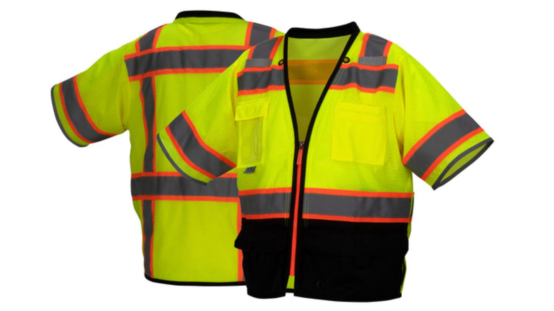 Picture of Pyramex RVZ3710BX5 Type R - Class 3 Hi-Vis Safety Vest