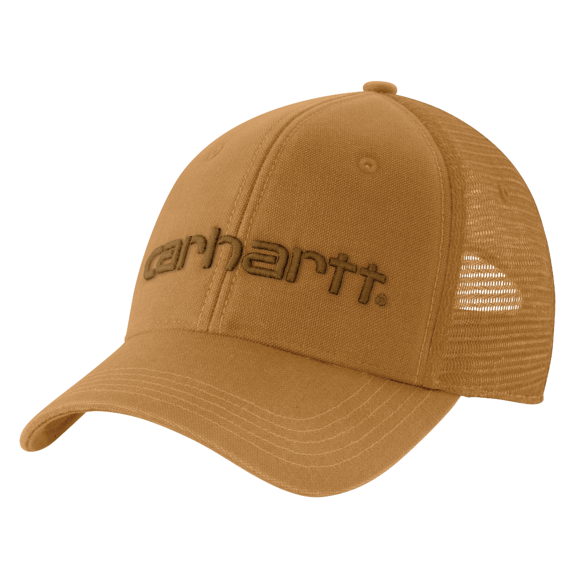 Picture of Carhartt 101195 Mens Canvas Mesh-Back Logo Graphic Cap