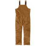 Picture of Carhartt 105470 Mens Loose Fit Firm Duck Insulated Biberall