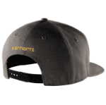 Picture of Carhartt 106665 Mens Firm Duck Flat Brim Cap