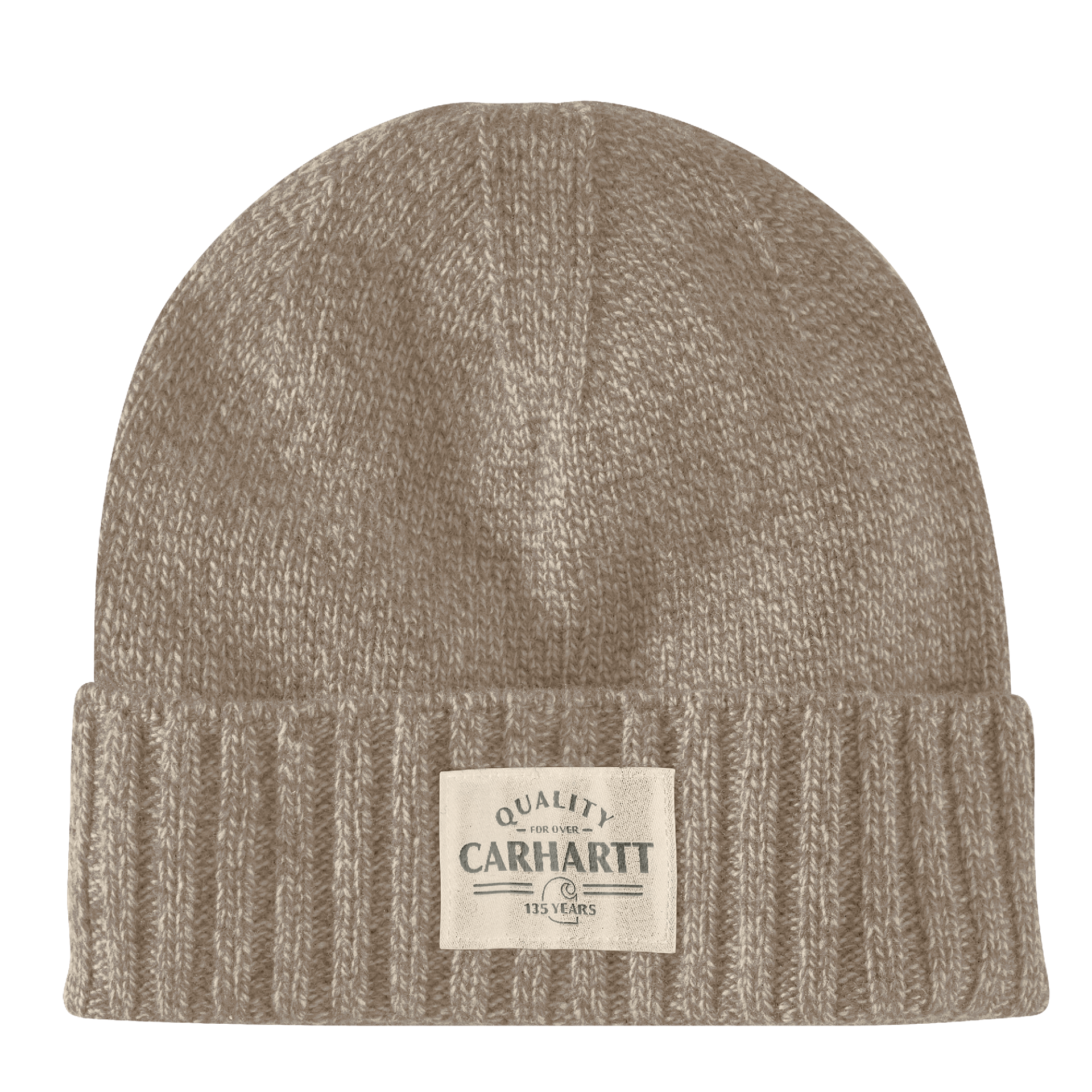 Picture of Carhartt 106337 Mens Wool Knit Quality Patch Beanie