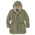 Picture of Carhartt 106465 Womens Rain Defender® Loose Fit Lightweight Insulated Hooded Coat
