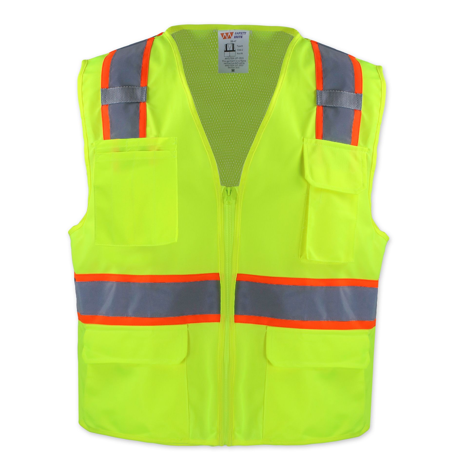 Picture of Safety Brite SB-47 HI VISIBILITY TWO-TONE SAFETY VEST