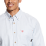 Picture of Ariat 10027887 FR TWILL DURASTR LS WRK SHRT