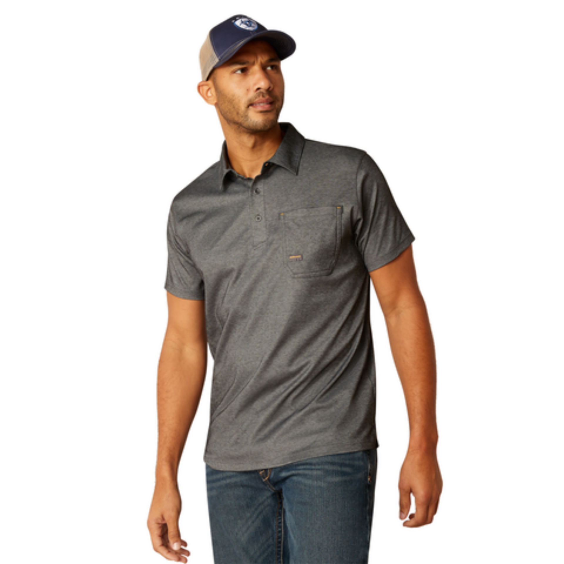 Picture of Ariat 10048617 REBAR FOREMAN SS POLO