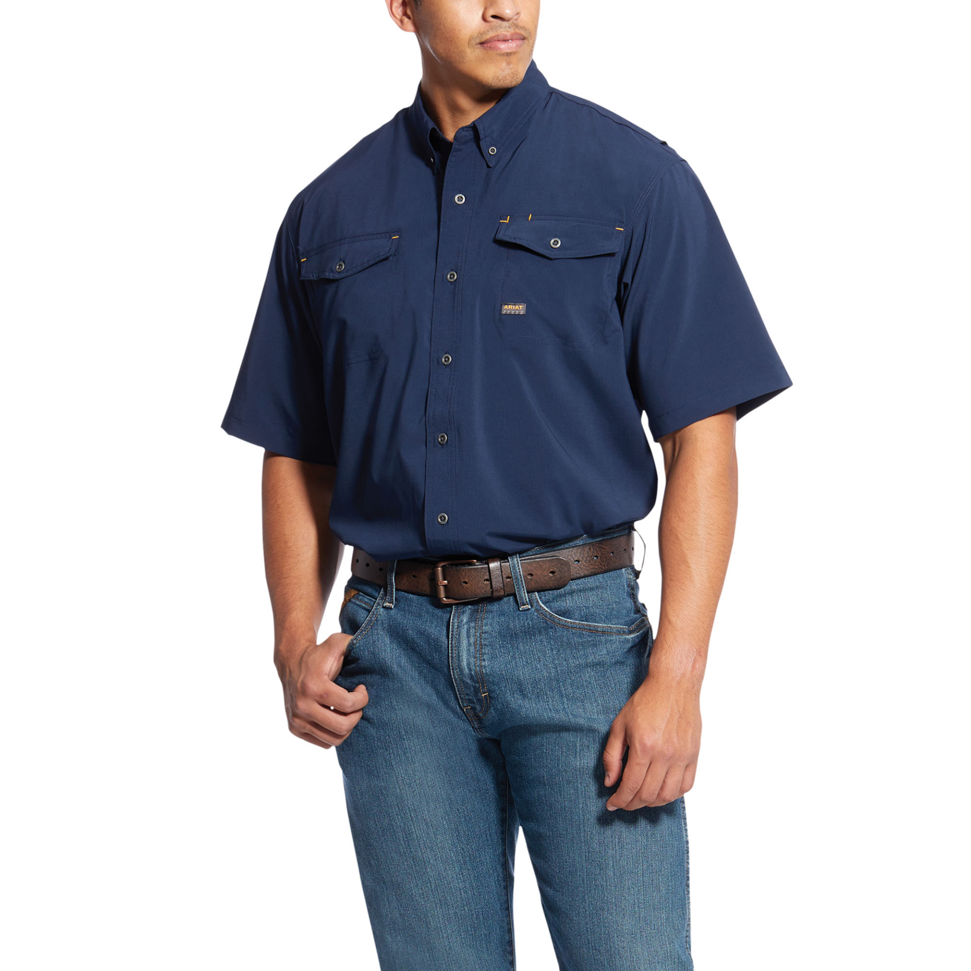 Picture of Ariat 10025388 Rebar Made Tough VentTEK DuraStretch Work Shirt