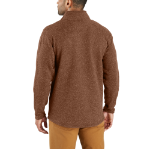 Picture of Carhartt 106378 Mens Relaxed Fit Midweight Quarter-Zip Pocket Sweater Fleece